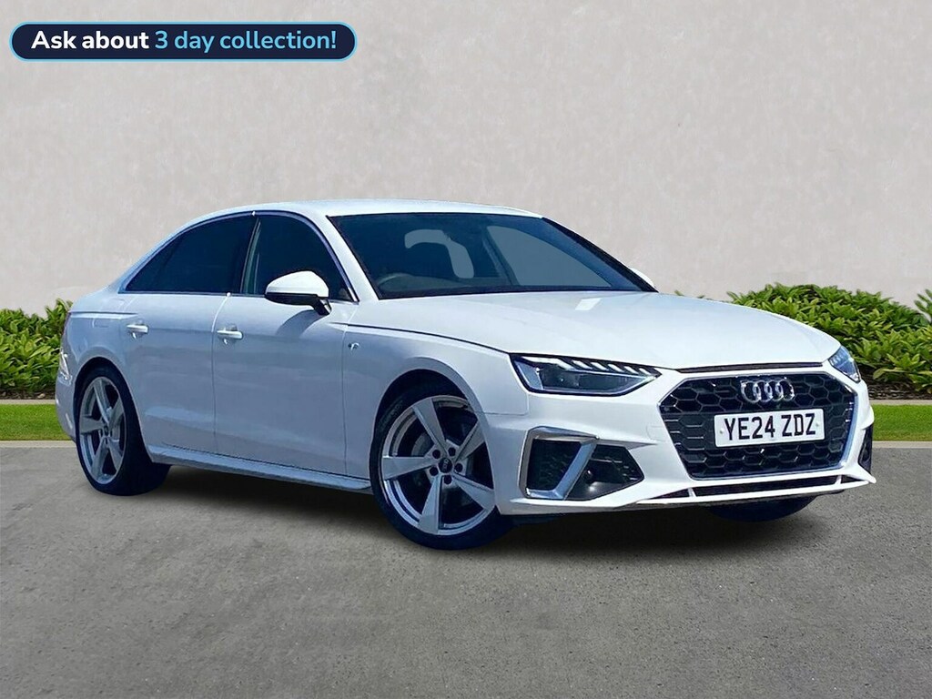 Audi A4 2.0 Tfsi 40 S Line Saloon S Tronic Euro White