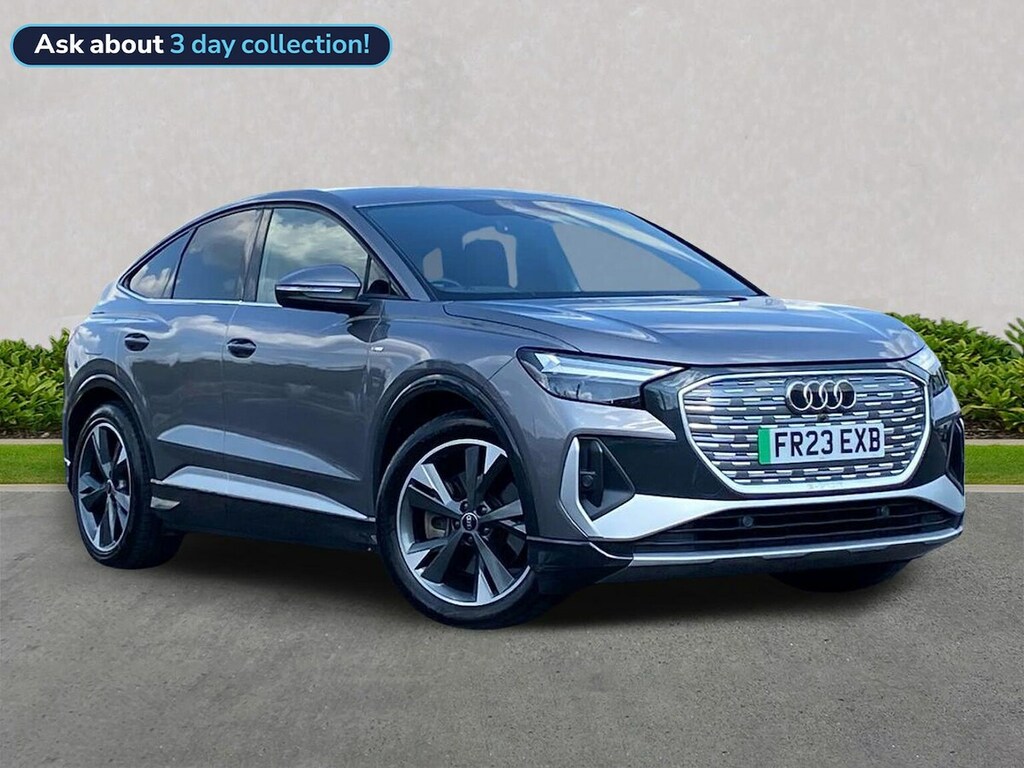 Audi Q4 E Tron 50 S Line Sportback Quattro 82Kw Grey