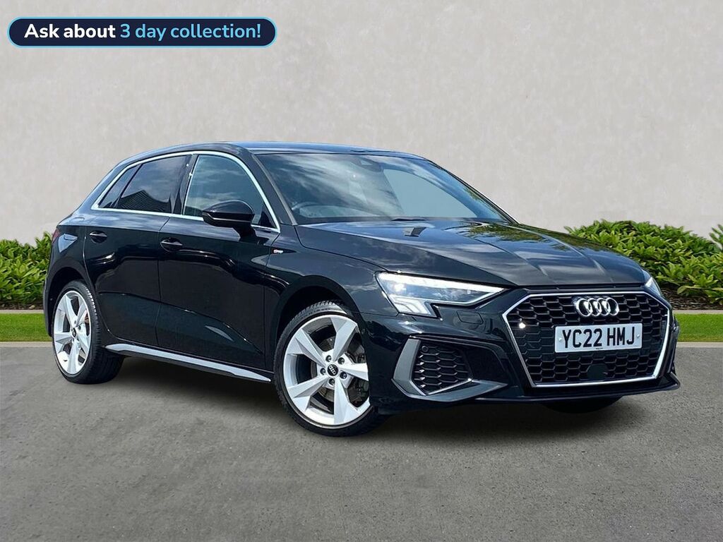 Audi A3 1.4 Tfsie 40 S Line Sportback Plug-in H Black