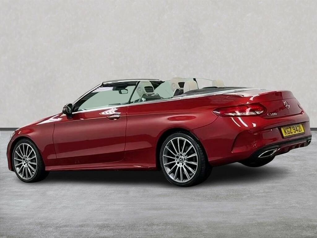 Mercedes-Benz C Class 2.0 C300 Amg Line Premium Plus Cabriolet Pet Red #2