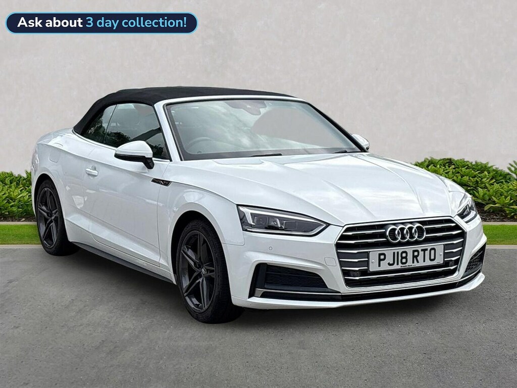 Audi A5 2.0 Tfsi S Line Convertible Euro White
