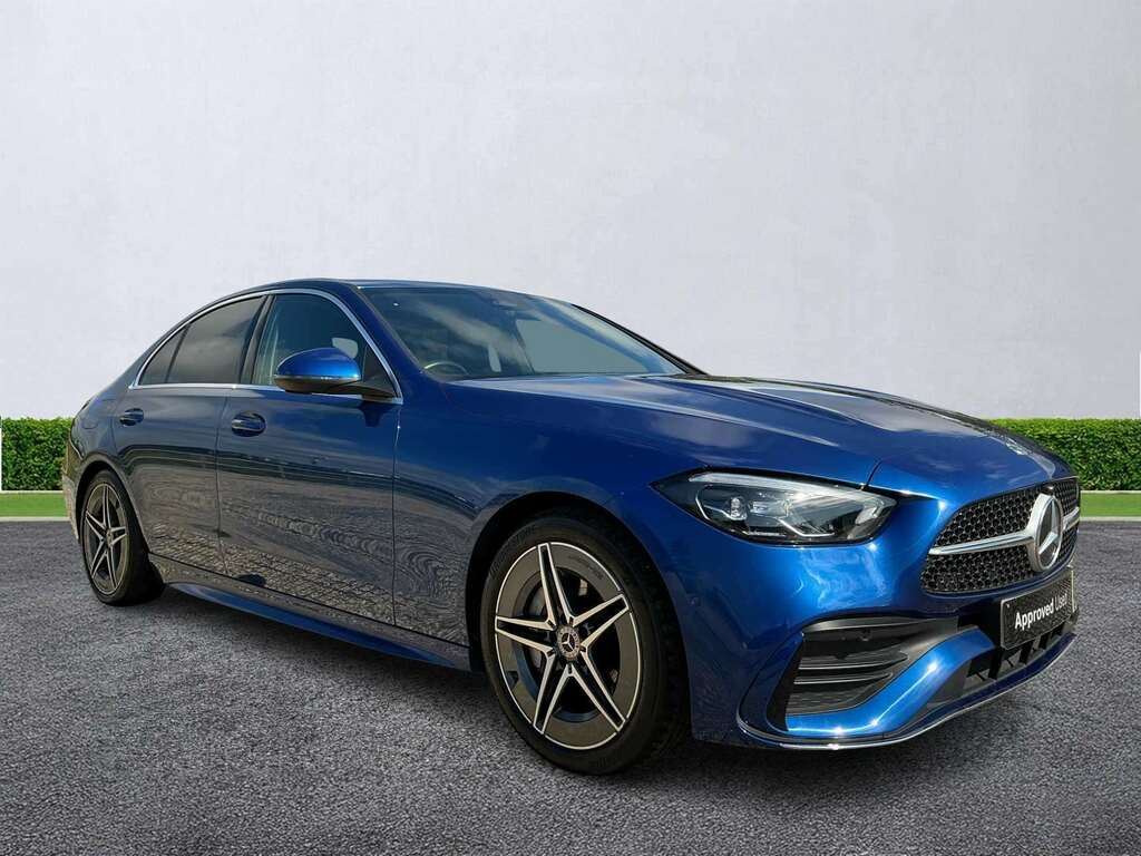 Mercedes-Benz C Class C200 Amg Line 9G-tronic Blue