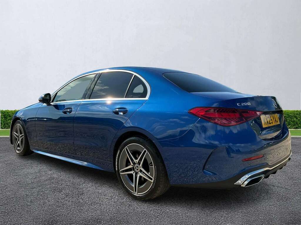 Mercedes-Benz C Class C200 Amg Line 9G-tronic KX25YAJ Blue #2