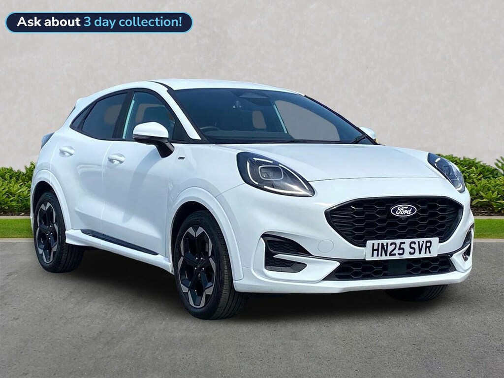 Ford Puma 1.0 Ecoboost Hybrid Mhev St-line X White