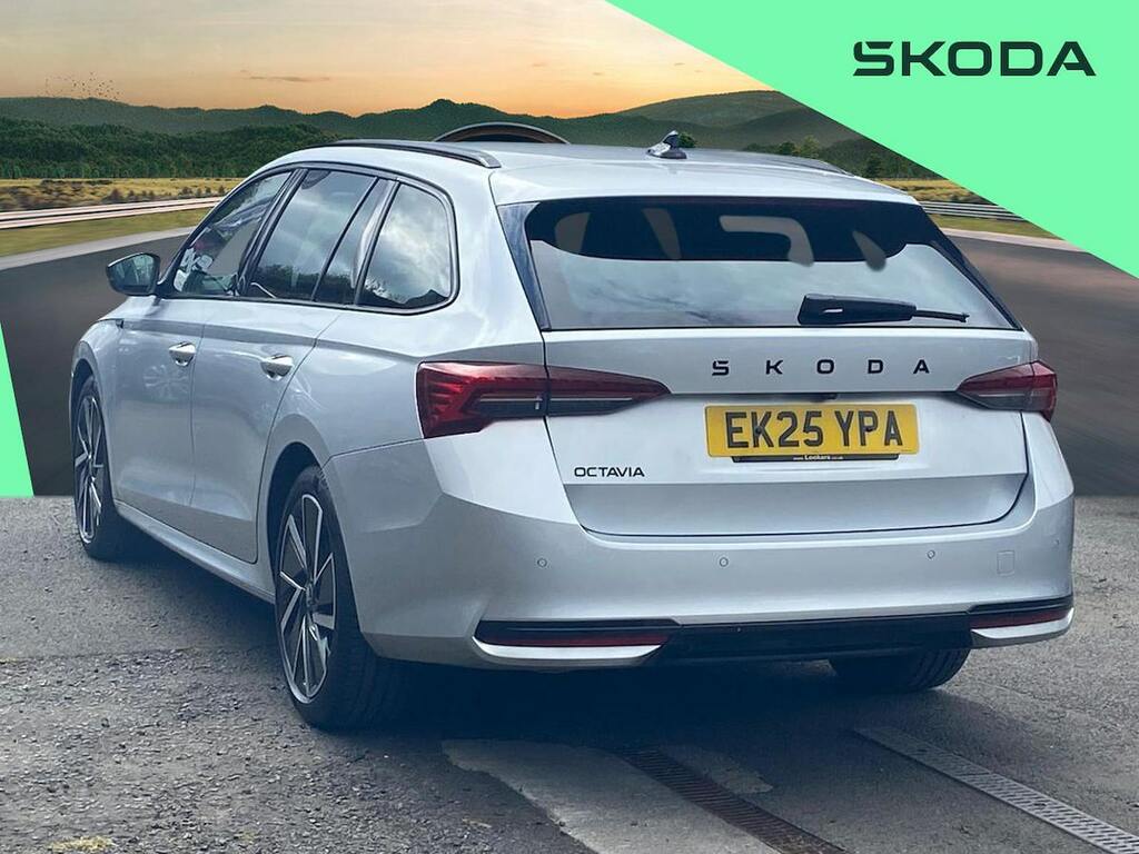 Skoda Octavia 1.5 Tsi E-tec Mhev Act Sportline Estate EK25YPA Silver #2