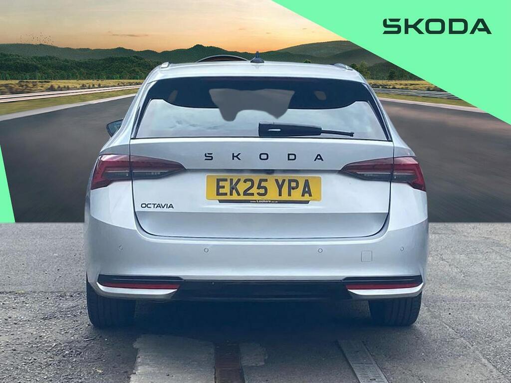 Skoda Octavia 1.5 Tsi E-tec Mhev Act Sportline Estate EK25YPA Silver #4