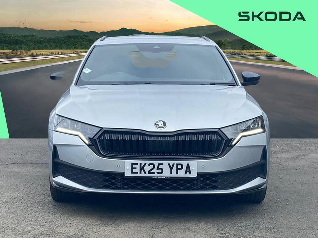 Skoda Octavia 1.5 Tsi E-tec Mhev Act Sportline Estate EK25YPA Silver #5
