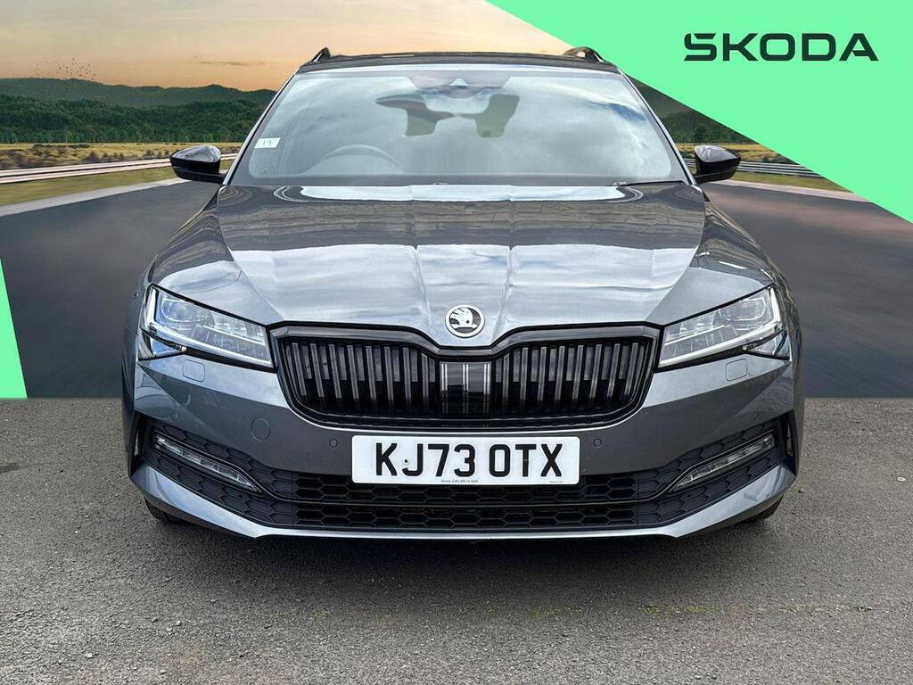 Skoda Superb 2.0 Tdi Sportline Plus Estate Dsg Euro KJ73OTX Grey #5