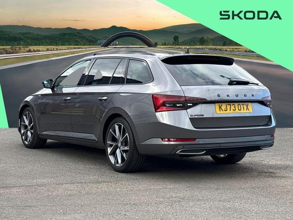 Skoda Superb 2.0 Tdi Sportline Plus Estate Dsg Euro KJ73OTX Grey #2