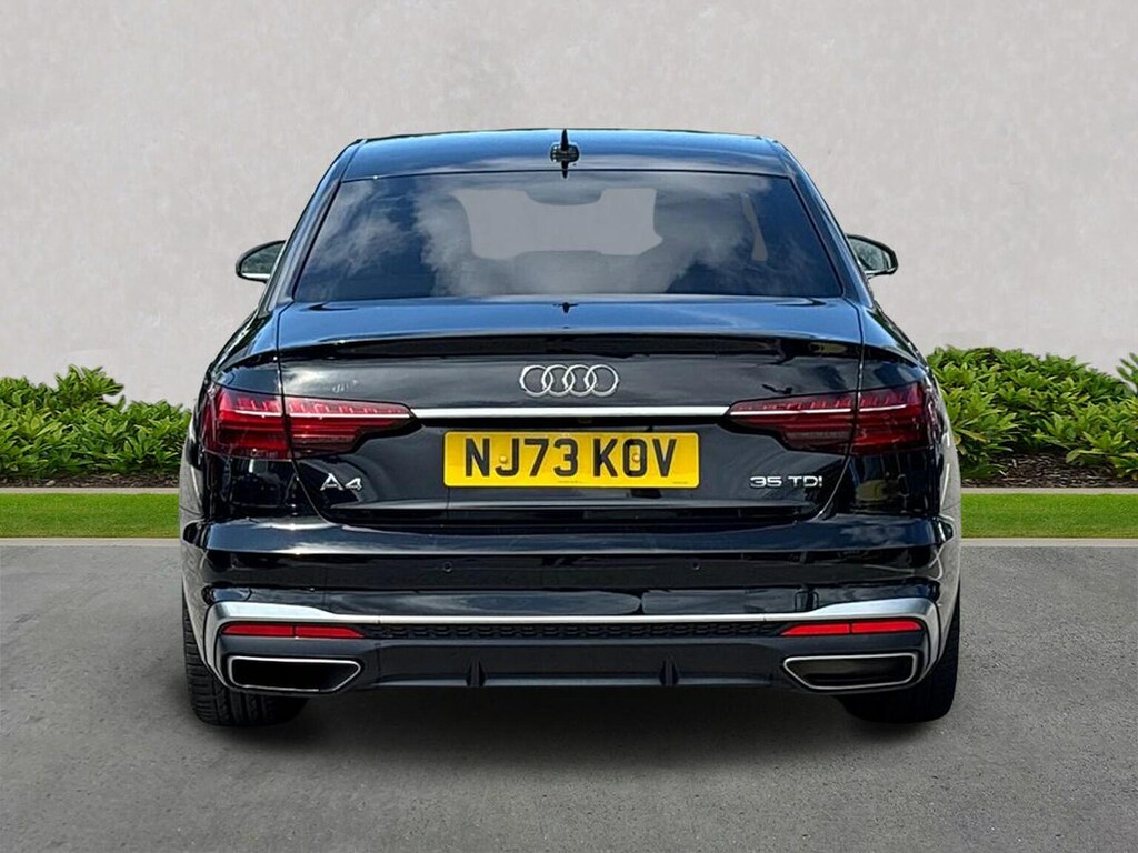 Audi A4 2.0 Tdi 35 S Line Saloon S Tronic Euro NJ73KOV Black #4