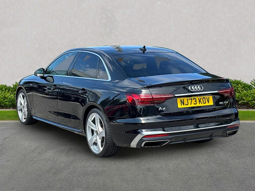 Audi A4 2.0 Tdi 35 S Line Saloon S Tronic Euro NJ73KOV Black #2