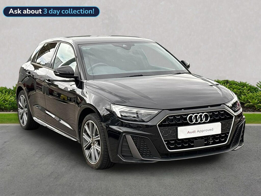Audi A1 1.0 Tfsi 25 S Line Sportback Eur NC23XYA Black