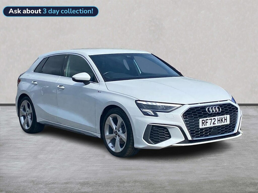 Audi A3 1.5 Tfsi 35 S Line Sportback Eur White