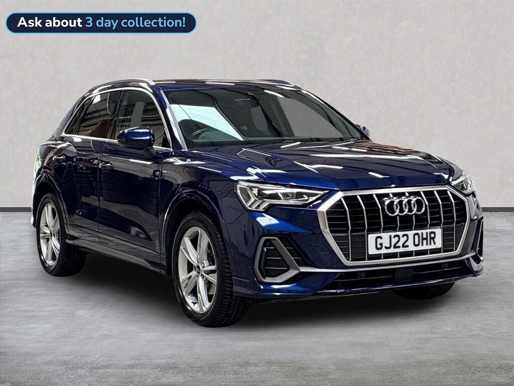 Audi Q3 1.5 Tfsi Cod 35 S Line Suv S Tronic Eur GJ22OHR Blue