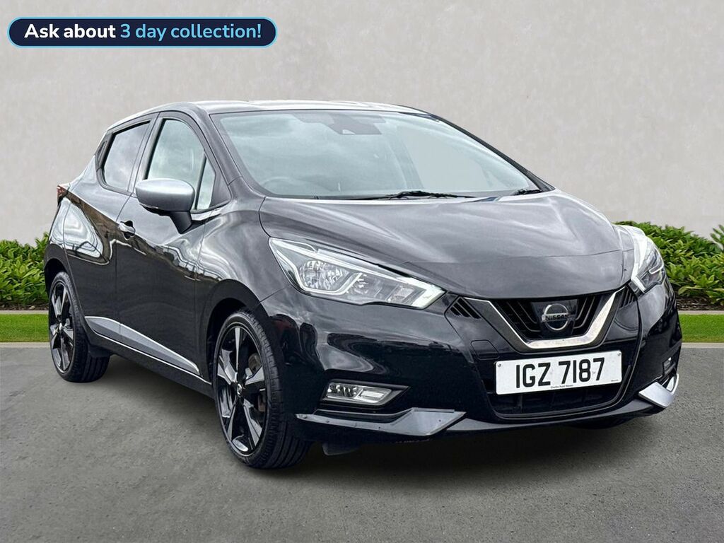 Nissan Micra 0.9 Ig-t Tekna Hatchback Euro 6 IGZ7187 Black