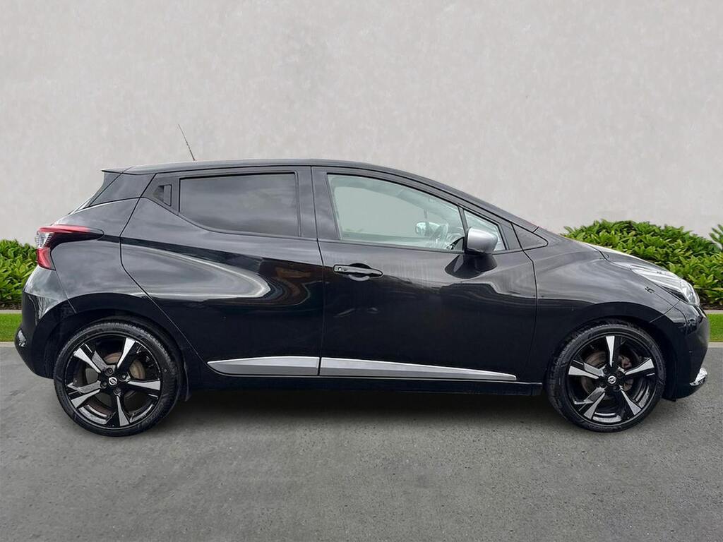 Nissan Micra 0.9 Ig-t Tekna Hatchback Euro 6 IGZ7187 Black #3