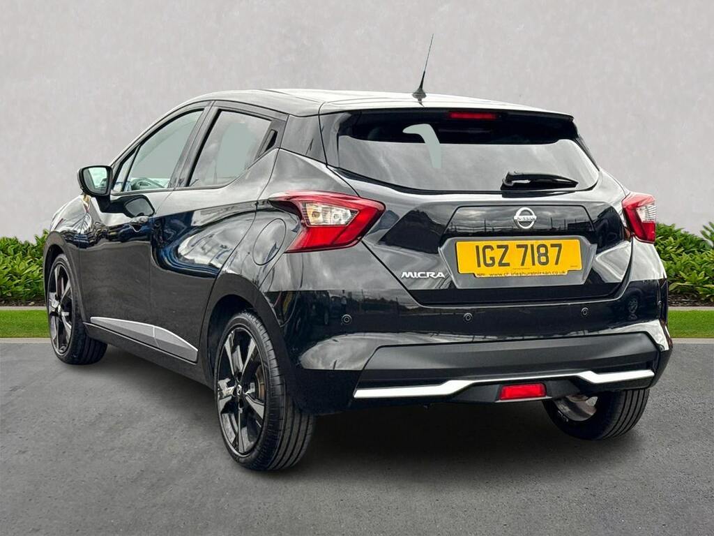 Nissan Micra 0.9 Ig-t Tekna Hatchback Euro 6 IGZ7187 Black #2