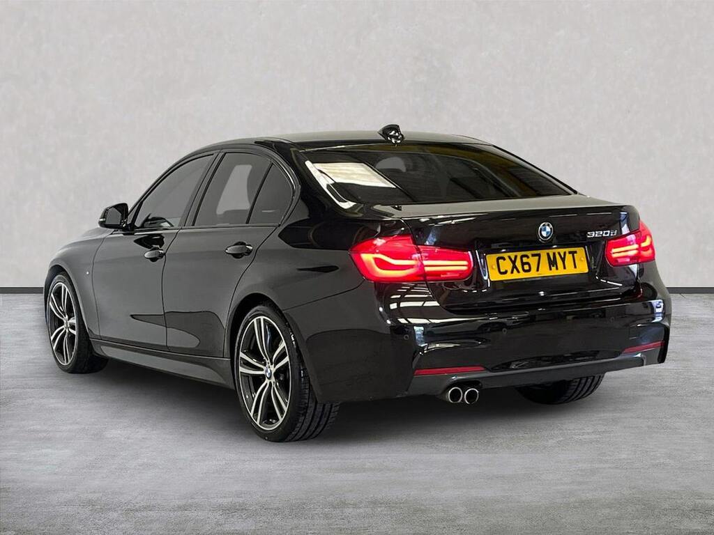 BMW 3 Series 2.0 320D M Sport Saloon Euro 6 S Black #2