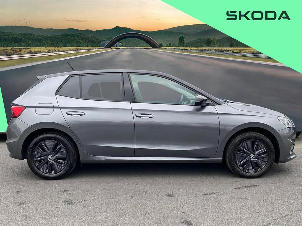 Skoda Fabia 1.0 Tsi Colour Edition Hatchback MV74YWO Grey #3