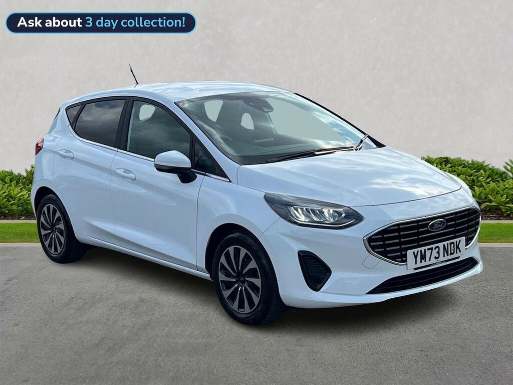 Ford Fiesta 1.0T Ecoboost Mhev Titanium Hatchback H White