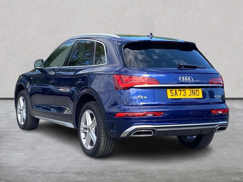 Audi Q5 Q5 40 Tdi Quattro S Line S Tronic Estate SA73JNO Blue #2