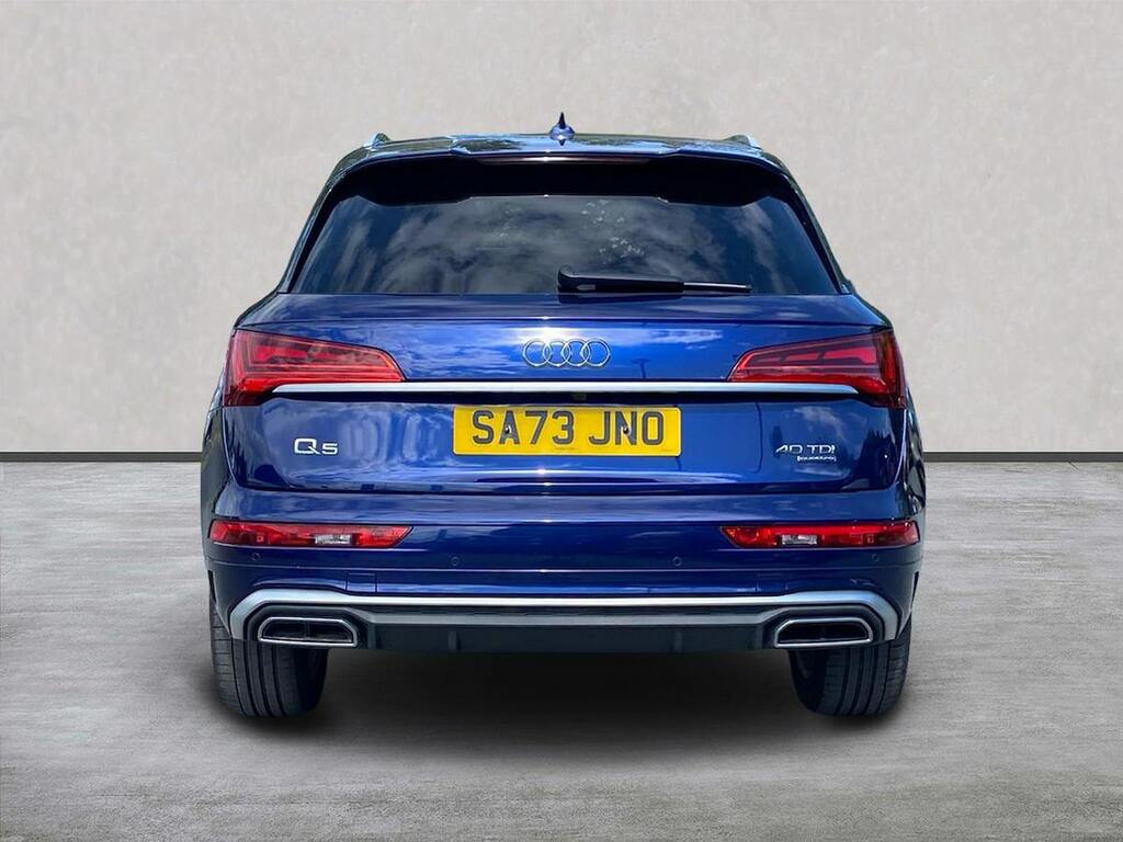 Audi Q5 Q5 40 Tdi Quattro S Line S Tronic Estate SA73JNO Blue #4