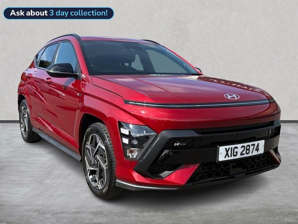Hyundai Kona 1.6 H-gdi N Line Suv Hybrid Dct Euro 6 XIG2874 Red