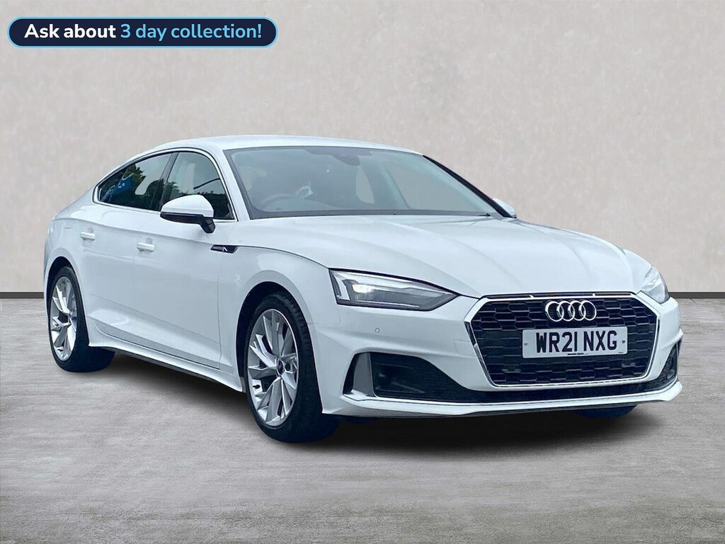 Audi A5 A5 35 Tdi Sport S Tronic Hatchback WR21NXG White