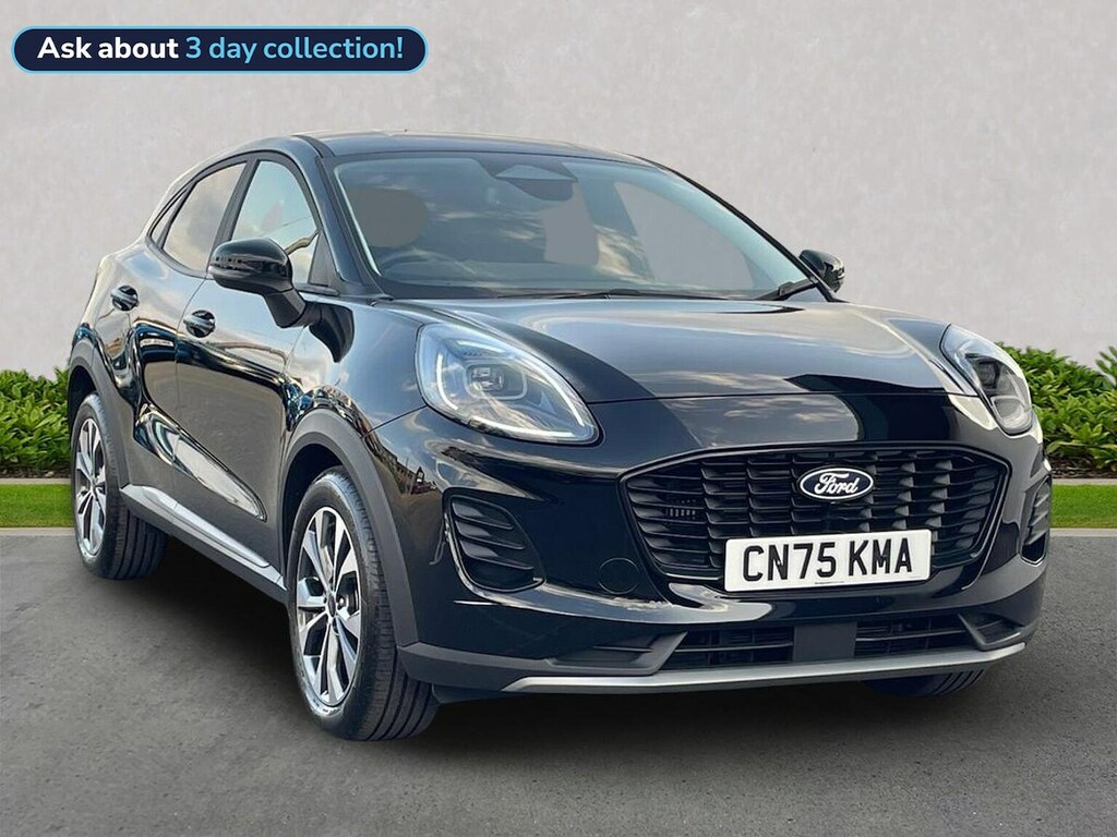 Ford Puma 1.0T Ecoboost Mhev Titanium Suv Hybrid Black
