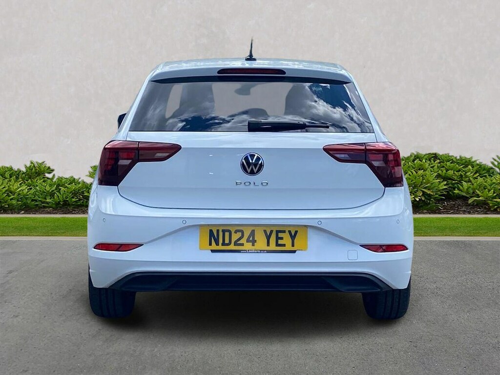 Volkswagen Polo 1.0 Tsi Match Hatchback Dsg Euro 6 Ss ND24YEY White #4