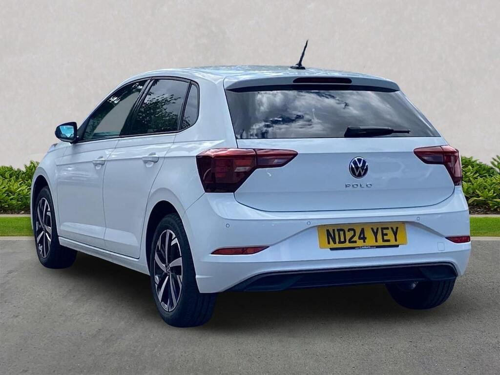 Volkswagen Polo 1.0 Tsi Match Hatchback Dsg Euro 6 Ss ND24YEY White #2