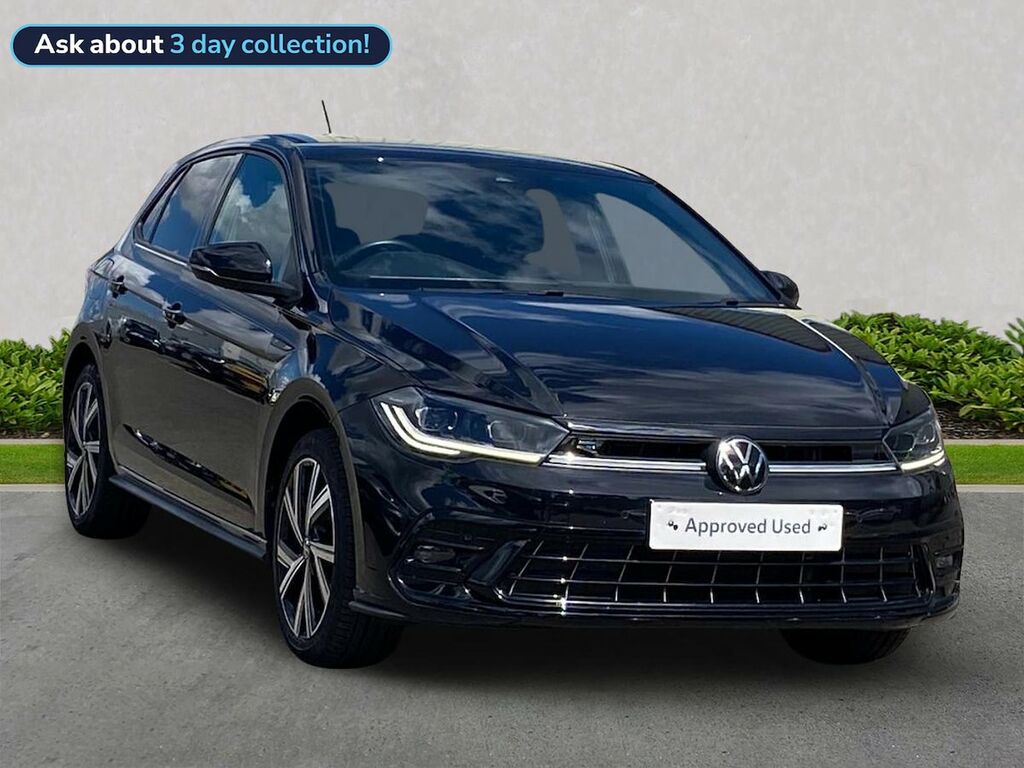 Volkswagen Polo 1.0 Tsi R-line Hatchback Dsg Euro 6 S Black