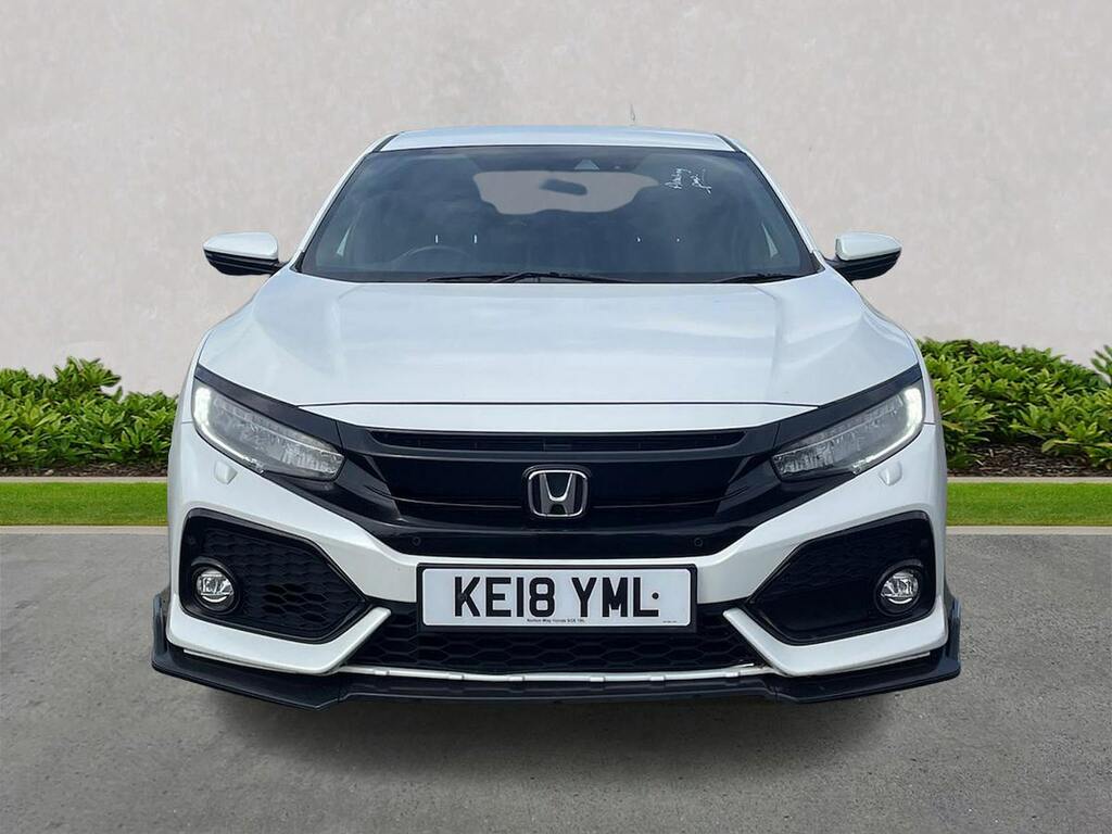 Honda Civic 1.5 Vtec Turbo Gpf Sport Hatchback Cvt KE18YML White #5