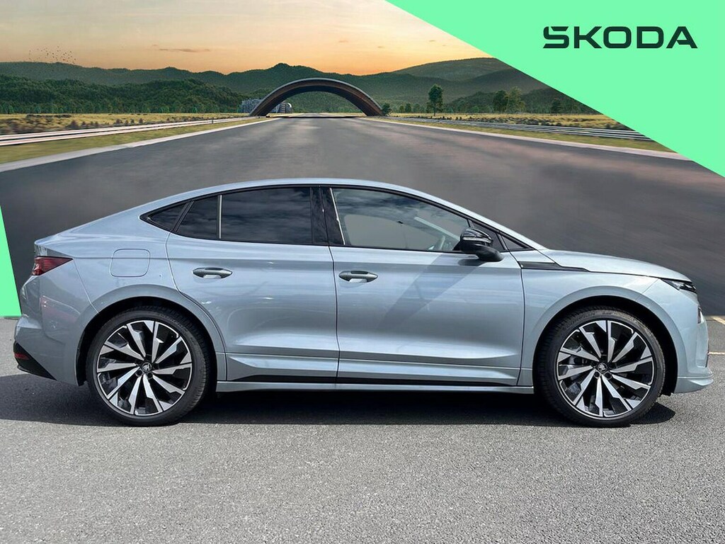 Skoda ENYAQ 220Kw 85X Sportline 82Kwh 4X4 Silver #3