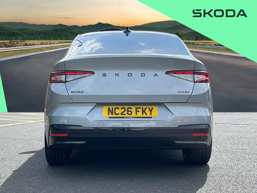 Skoda ENYAQ 220Kw 85X Sportline 82Kwh 4X4 Silver #4