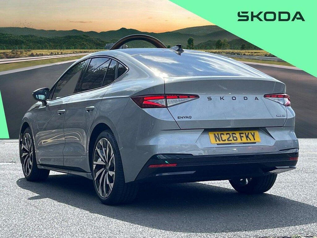 Skoda ENYAQ 220Kw 85X Sportline 82Kwh 4X4 Silver #2