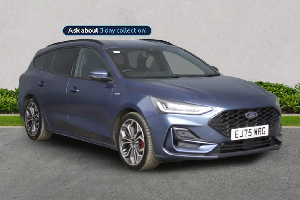 Ford Focus 1.0 Ecoboost Hybrid Mhev 155 St-line X Blue