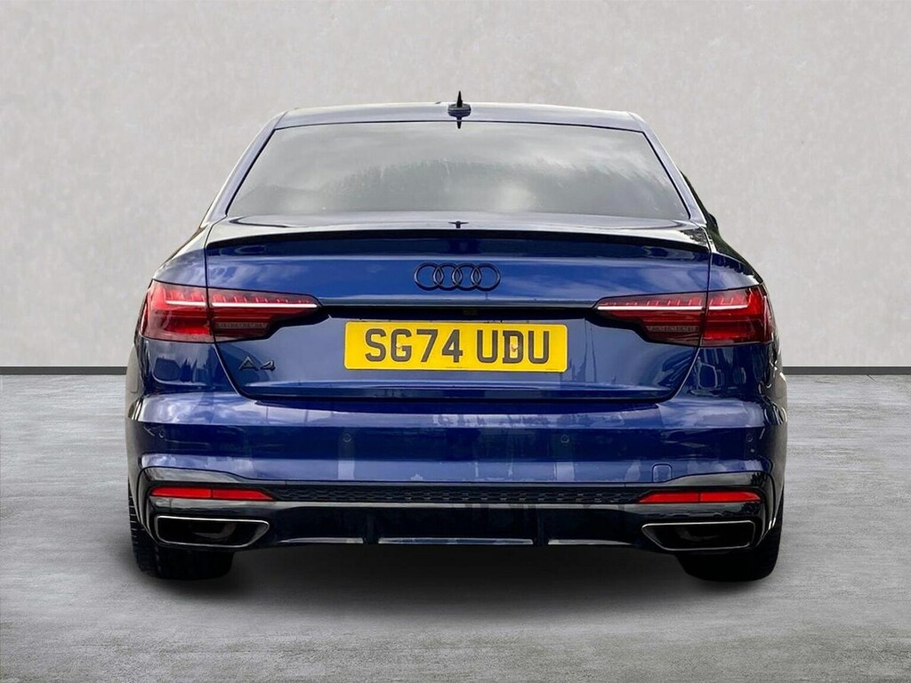Audi A4 2.0 Tfsi 35 Black Edition Saloon S Tron Blue #4