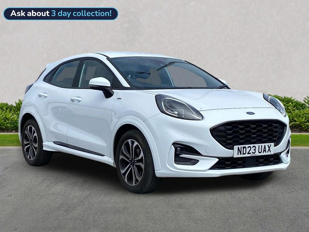 Ford Puma 1.0T Ecoboost Mhev St-line Suv Hybrid M White