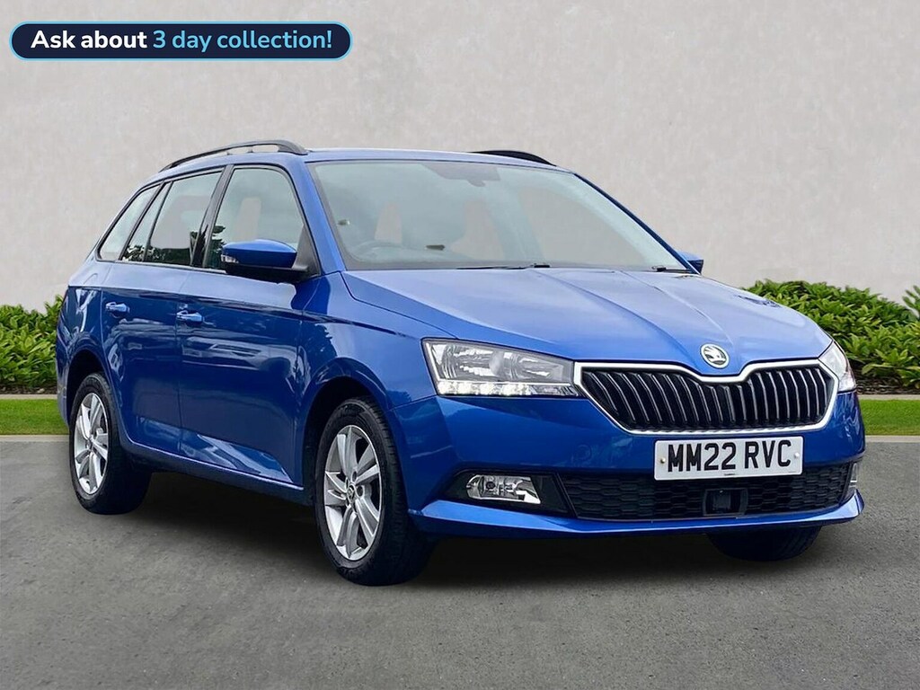 Skoda Fabia 1.0 Tsi Se Estate Euro 6 Ss Blue
