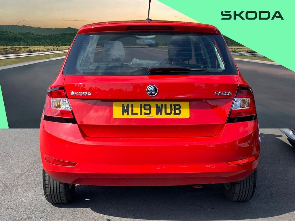 Skoda Fabia 1.0 Se Hatchback Euro 6 Ss 7 Red #4
