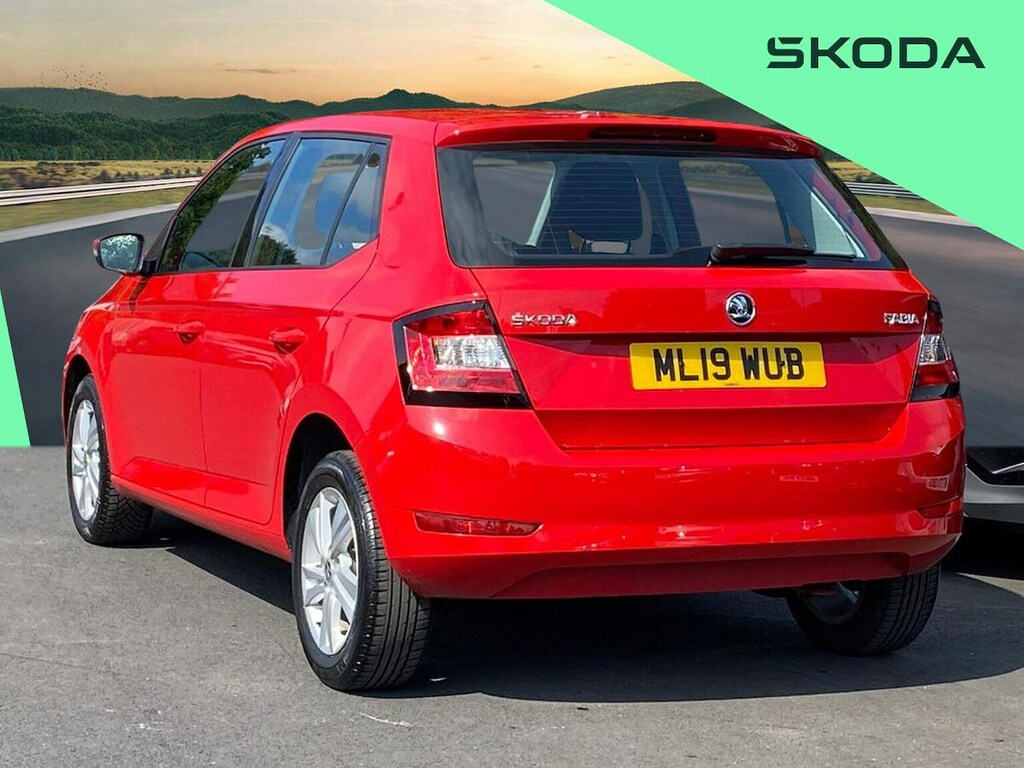 Skoda Fabia 1.0 Se Hatchback Euro 6 Ss 7 Red #2