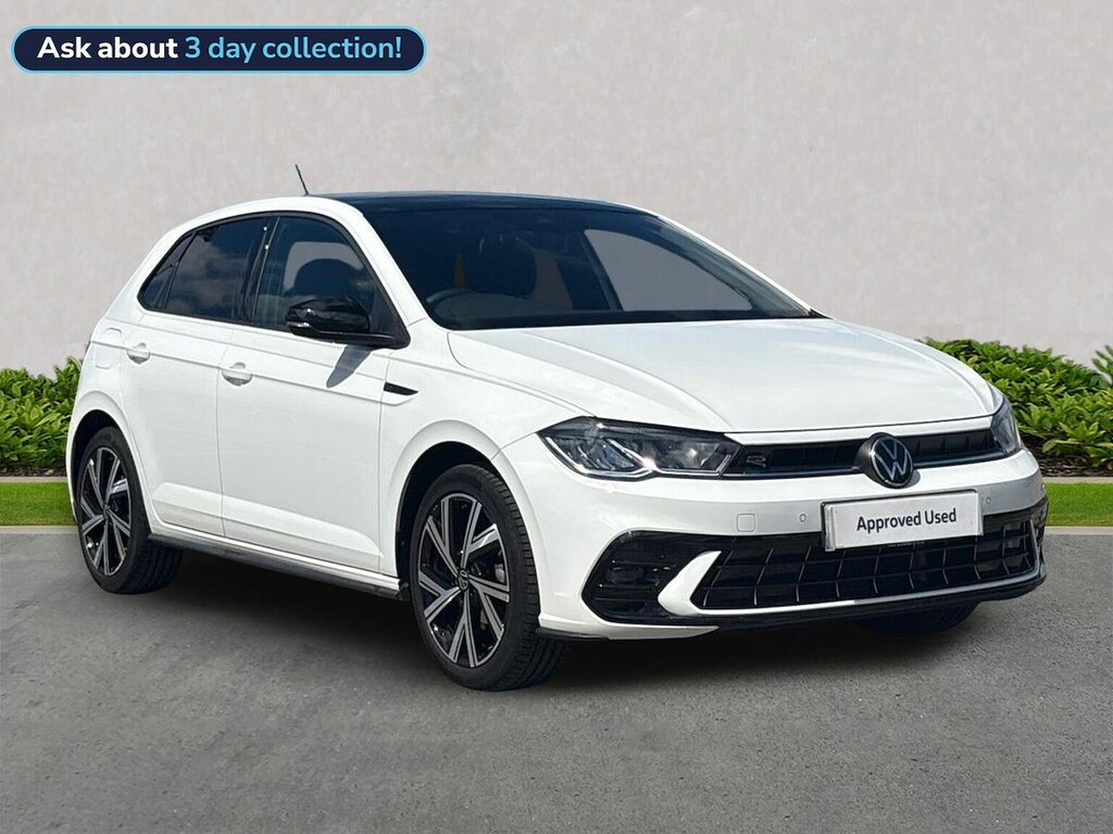Volkswagen Polo 1.0 Tsi R-line Hatchback Euro 6 White