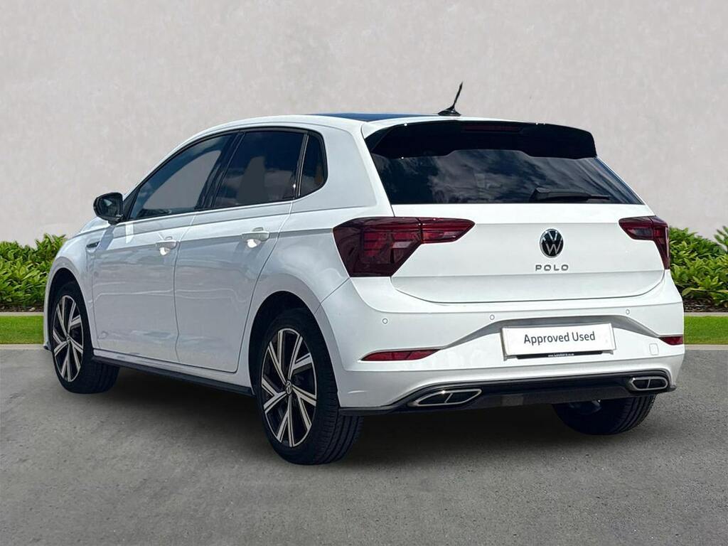 Volkswagen Polo 1.0 Tsi R-line Hatchback Euro 6 LA23JDK White