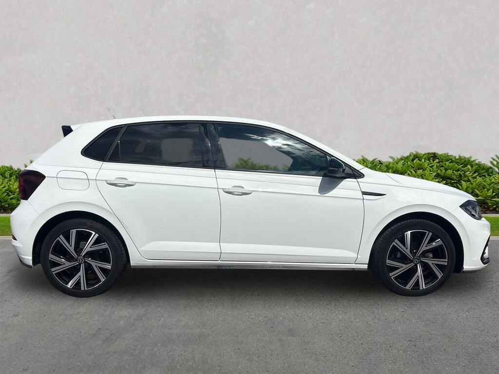 Volkswagen Polo 1.0 Tsi R-line Hatchback Euro 6 LA23JDK White #2