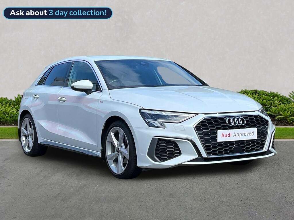 Audi A3 1.0 Tfsi 30 S Line Sportback Eur White