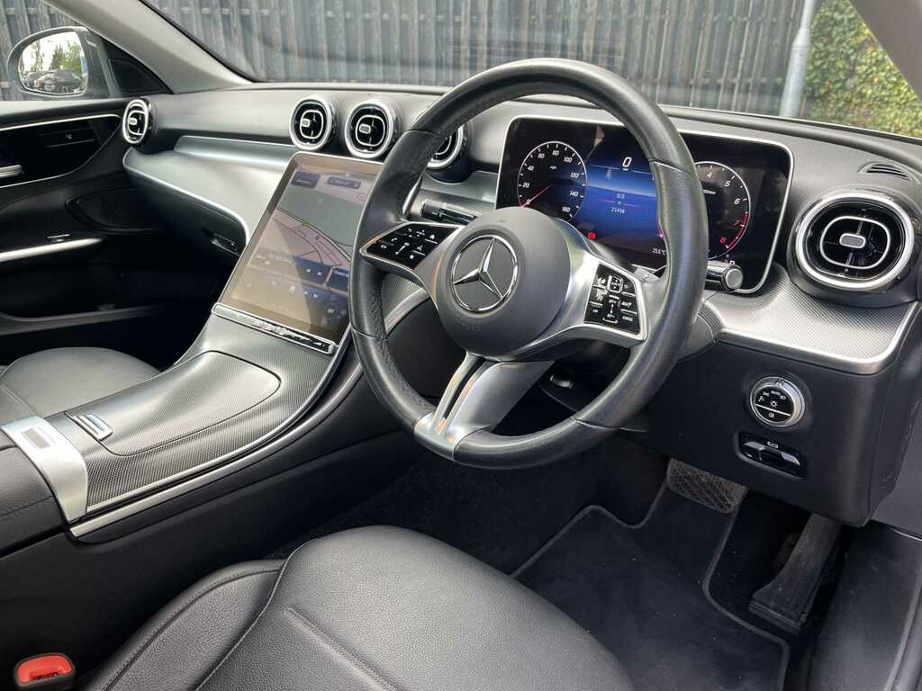 Mercedes-Benz C Class C 200 Amg Line Premium Blue #15