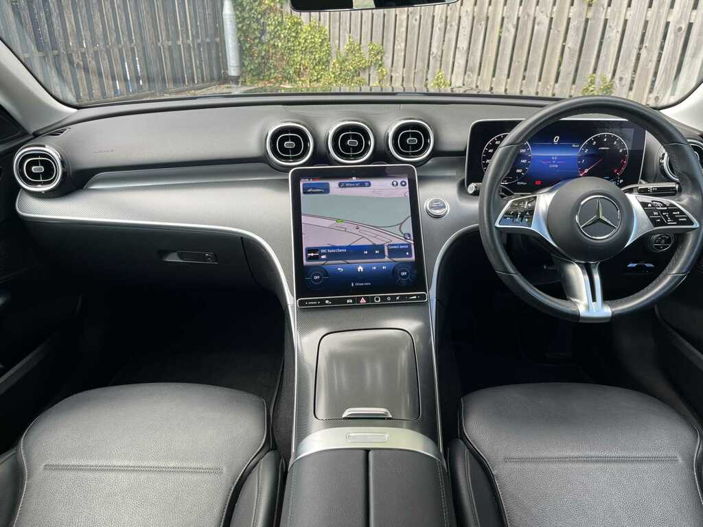 Mercedes-Benz C Class C 200 Amg Line Premium Blue #8