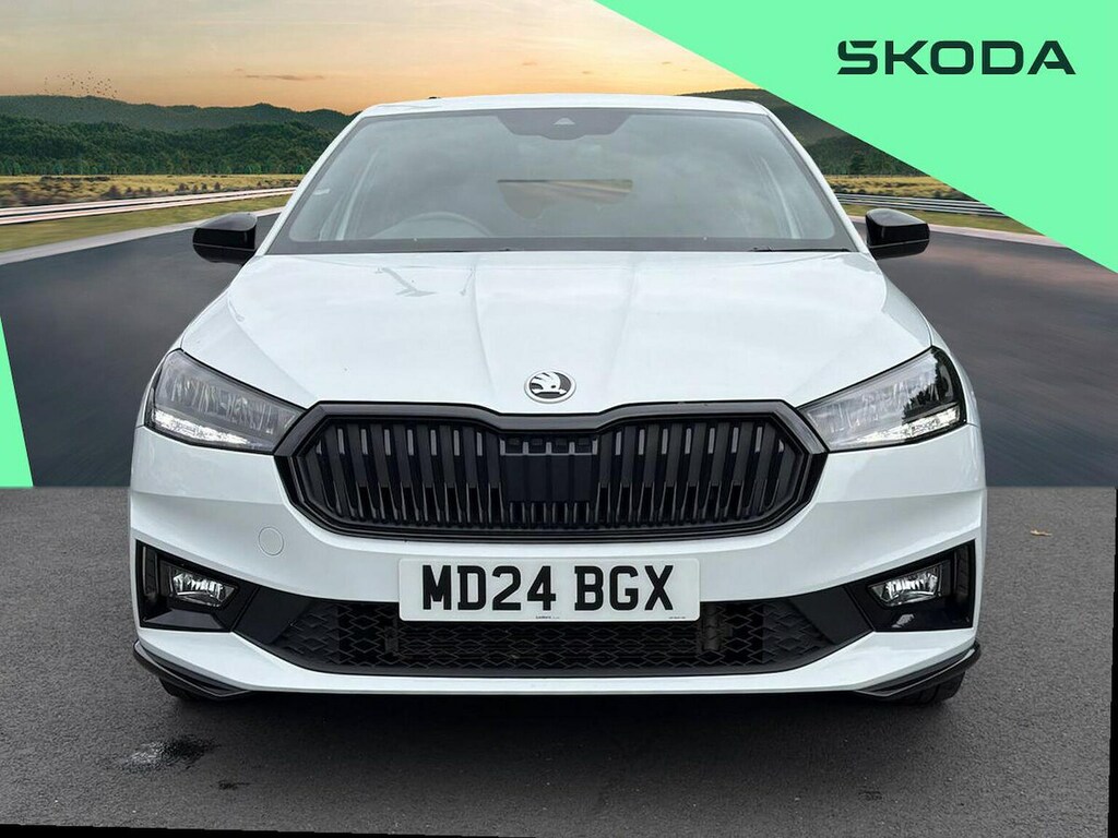 Skoda Fabia 1.0 Tsi Monte Carlo Hatchback Eu White #5