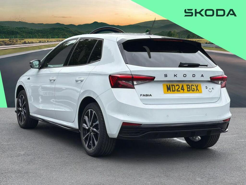 Skoda Fabia 1.0 Tsi Monte Carlo Hatchback Eu White #2